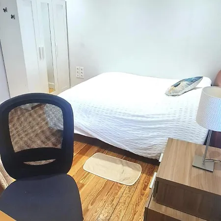 Privadas En Piso Frente A Playa Ondarreta, Baño Compartido *